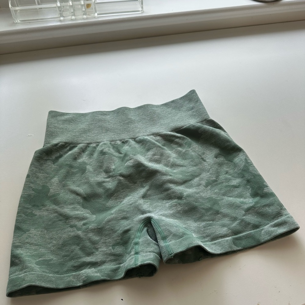 Green Camouflage Women's Shorts